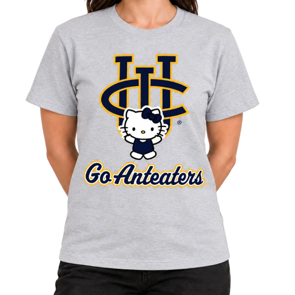 Get Hyped Tee in Heather Grey, on model