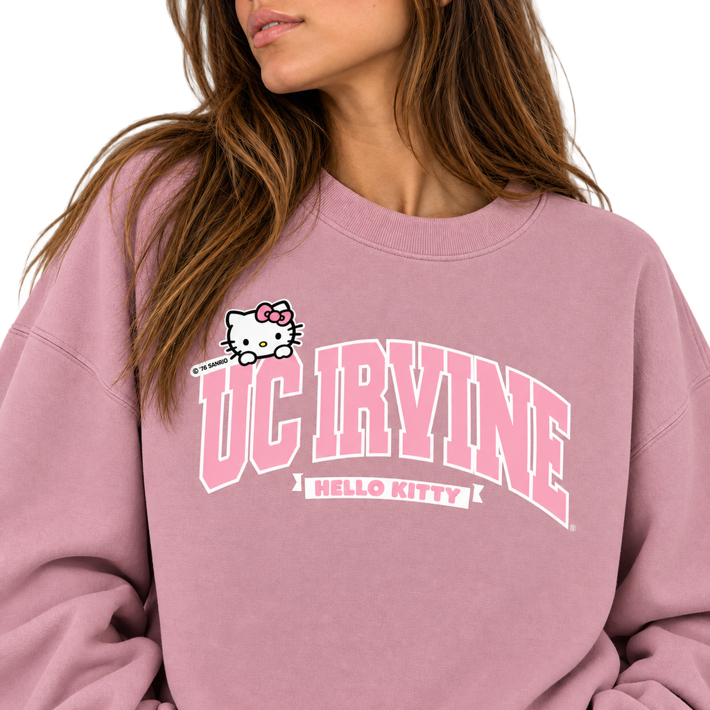 Hide Behind Crewneck Pink