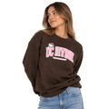 Hide Behind Crewneck Brown